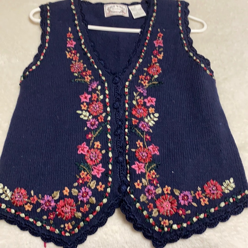 VINTAGE Erika Knit Sweater Vest